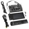 Controlador de ventoinhas e RGB Lamptron RW460 para sistemas de refrigeração líquida — Preto