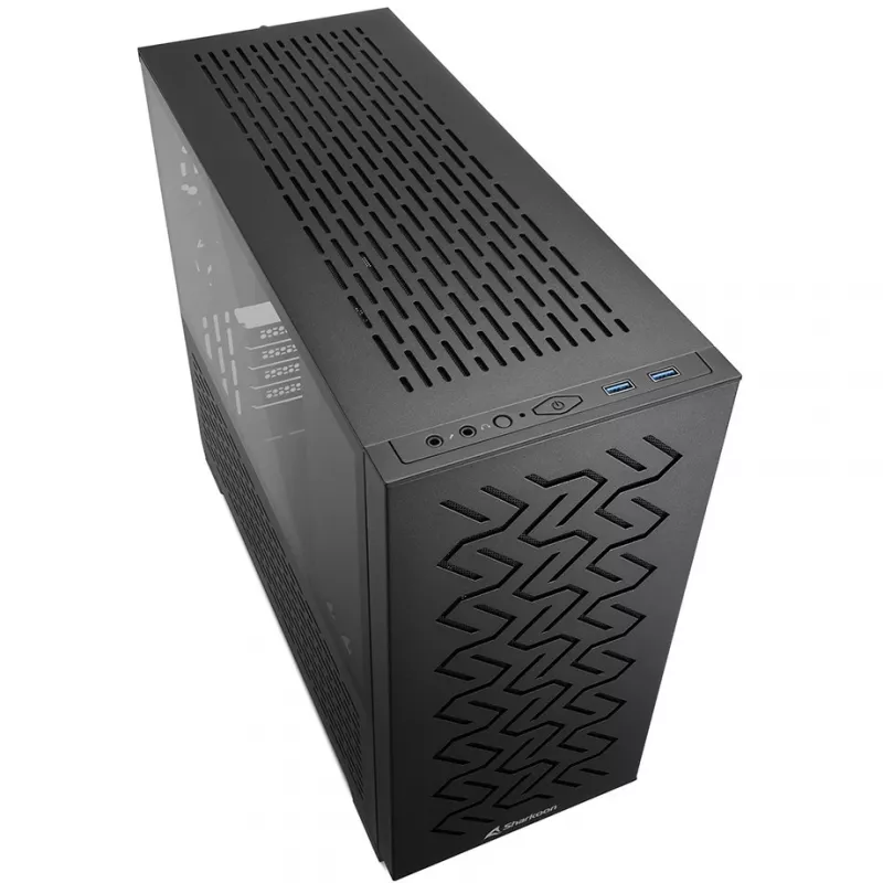 Caixa Sharkoon MS-Z1000 Micro Tower, preta