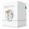 Dissipador de ar para processador DeepCool AK500 G2 WH, ventoinha de 120 mm, pressão de ar máx. 3,33 mmH2O, 117×129×159 mm, branco