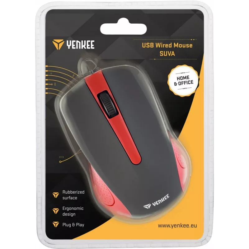 Rato Yenkee YMS 1015RD com fio USB