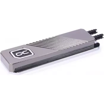 Alphacool 11769 - Bloco de água - Acetal - Latão - Níquel - Policloreto de vinilo (PVC) - Preto - Prata - 1/4 - 60 °C - 0,8 bar (11769)