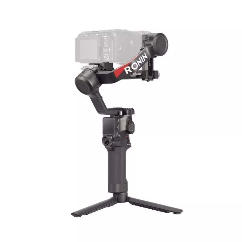 Estabilizador de câmara de mão DJI RS4, caixa de alumínio, bateria 12h, 1,066 kg, preto