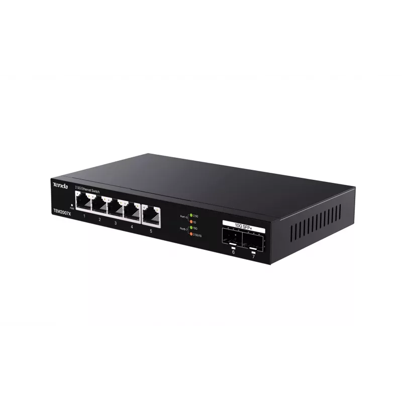 Tenda TEM2007X Switch de rede 2.5G Ethernet 5 portas