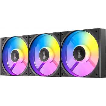 Ventoinha para caixa Antec C120 ARGB 120mm pack de 3 - preto