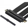 Cabo riser SilverStone SST-RC05-220 PCIe 4.0 x16, 22 cm, preto