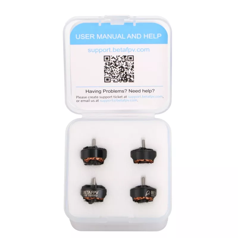 Conjunto de motores sem escovas BetaFPV para drone 1103 11000KV, 4 unid.