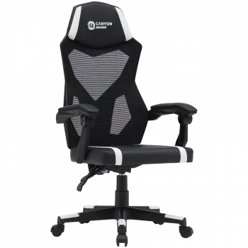 Cadeira gaming CANYON Flow MCH01 Mesh Preto Branco