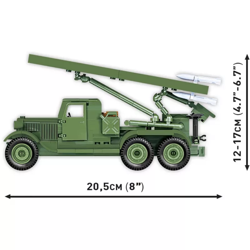Blocos de construção COBI BM-13 Katjuscha ZIS-6 440 peças
