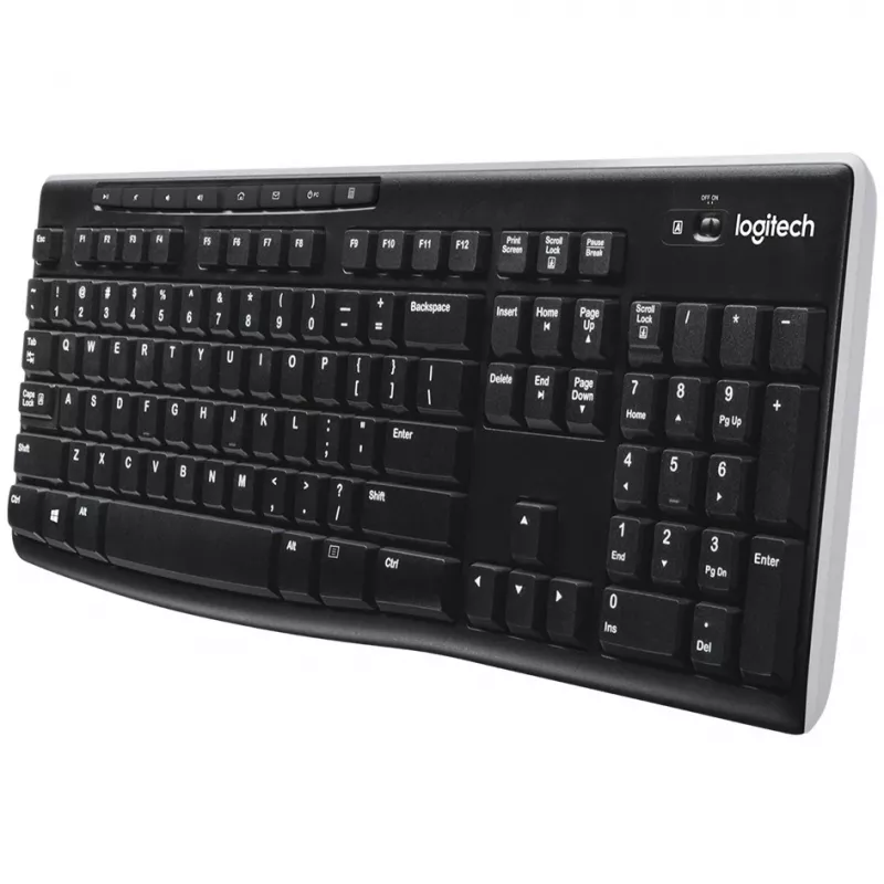 Teclado Logitech Wireless K270 – Teclado – sem fios