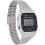 Relógio digital CASIO A168WA unissexo prata – resistente à água, visor LED
