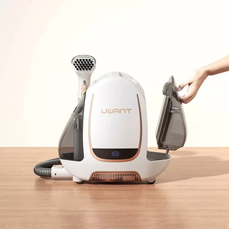 UWANT B100-S | Aspirador de lavagem | para limpeza de tapetes, sofás, estofos, automóvel, 450W, 12000 Pa, depósito de 1800ml