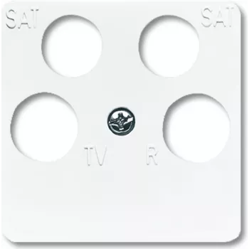 Busch-Jaeger 1753-0-8659. Cor do produto: branco, compatibilidade de marca: Busch-Jaeger, design: convencional. Largura: 50 mm, altura: 50 mm (1753-0-8659)