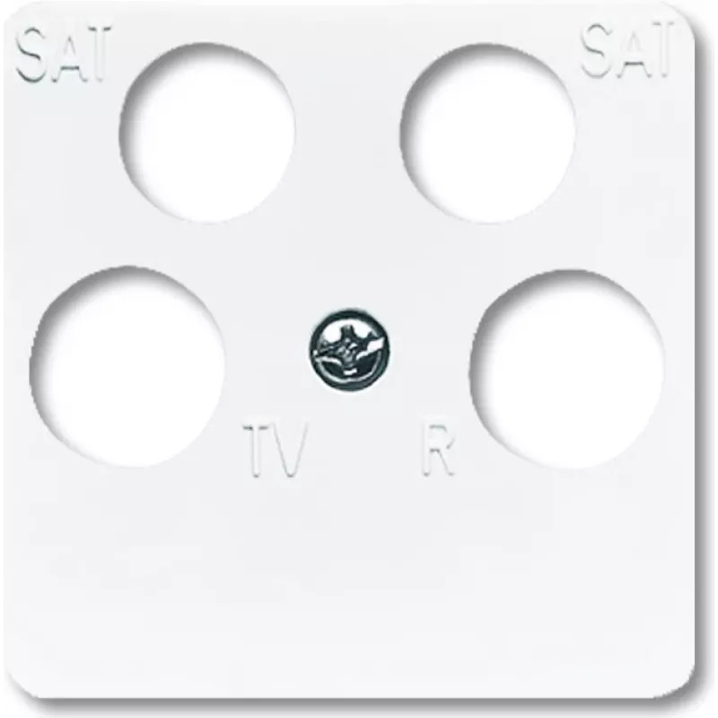 Busch-Jaeger 1753-0-8659. Cor do produto: branco, compatibilidade de marca: Busch-Jaeger, design: convencional. Largura: 50 mm, altura: 50 mm (1753-0-8659)