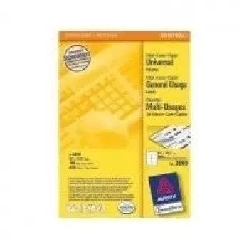 Etiquetas autocolantes Avery 3660Z Retangular Branco 800 unid.
