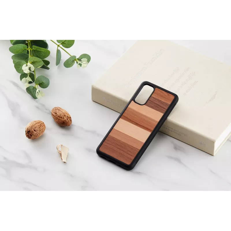 Capa para telemóvel Man and Wood Galaxy S20 preto — capa de proteção para Samsung Galaxy S20