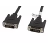 Cabo DVI Lanberg CA-DVID-10CC-0018-BK 1,8 m preto