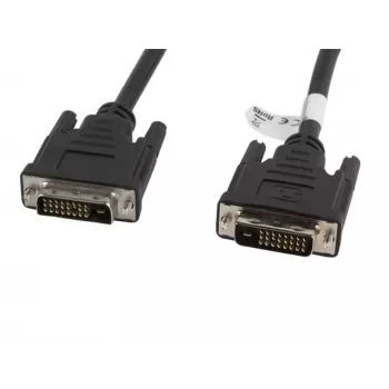 Cabo DVI Lanberg CA-DVID-10CC-0018-BK 1,8 m preto