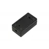 Tomada Extralink para cabo Cat5e UTP, plástico, preto, 1 porta