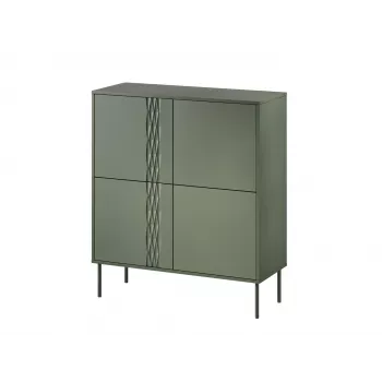 Cómoda Cama 4D TRESSE 100x40x110 verde mate