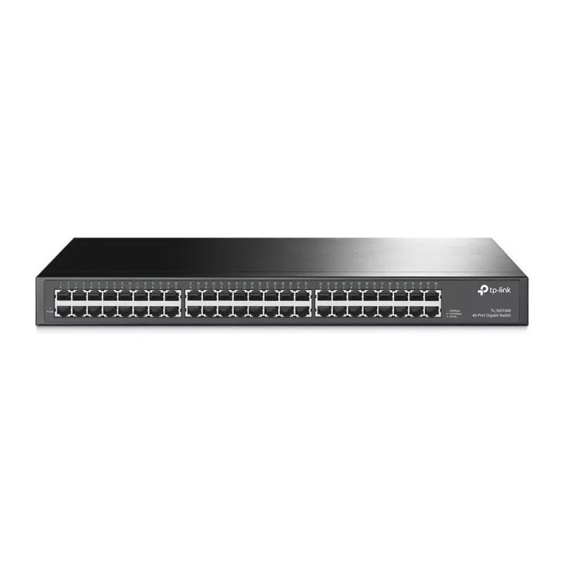 TP-Link TL-SG1048 não gerido Gigabit Ethernet (10/100/1000) 1U preto
