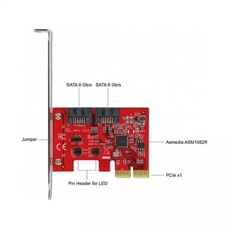 Placa de interface DeLOCK 90406 interna SATA