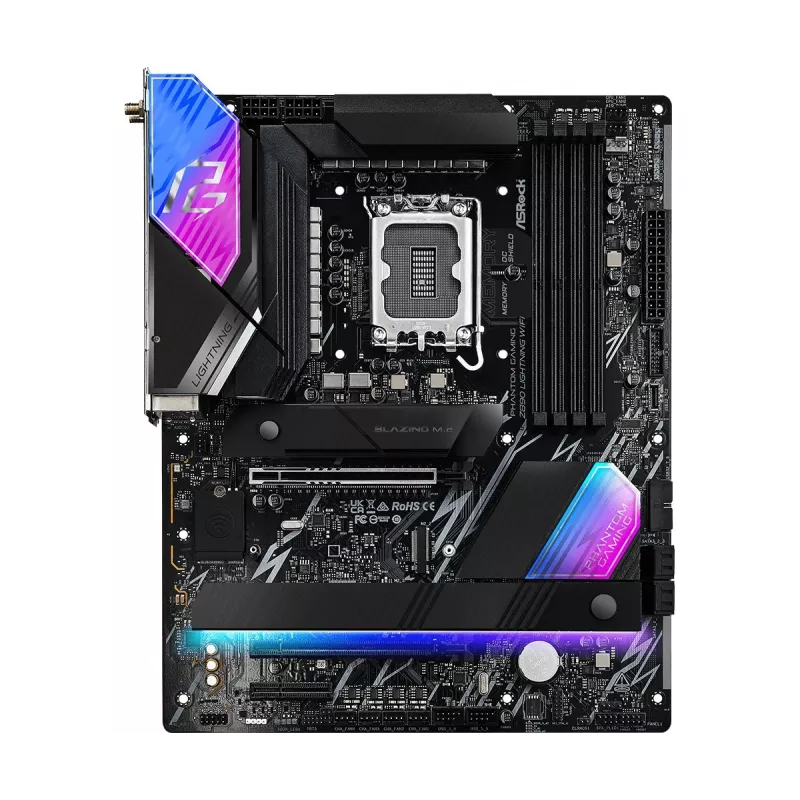Motherboard ASRock Z890 Lightning WiFi — Intel Z890, LGA1851, ATX, 4× DDR5, Wi‑Fi 7, LAN 2.5Gb, Thunderbolt 4