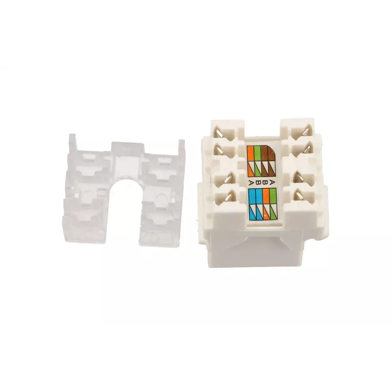 Extralink EX.9540 conector de cabo RJ45 branco plástico
