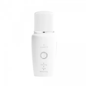 Aparelho de esfoliação cutânea por ultrassons Garett Beauty Refresh Scrub, branco