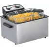 Fritadeira Steba DF 300 Double 5 L 3000 W preto aço inoxidável