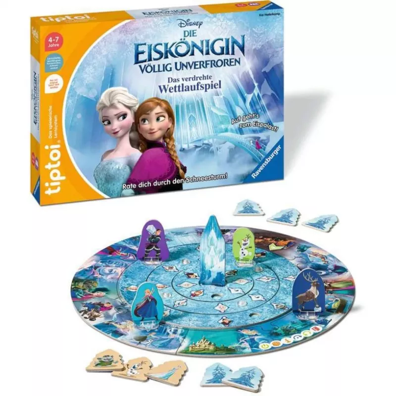 Jogo de tabuleiro Ravensburger tiptoi Disney Die Eiskönigin jogo educativo a partir dos 4 anos