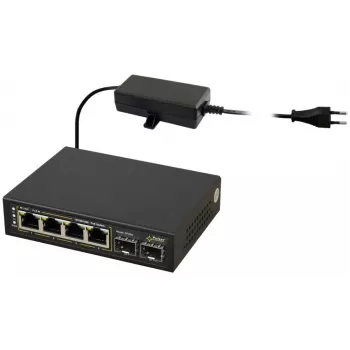 Switch PoE PULSAR SFG64 4 portas com 2 uplinks SFP