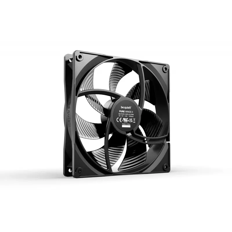 be quiet! Pure Wings 3 140mm Ventoinha de caixa para computador 14 cm Preto 1 unid.
