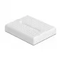 Breadboard DELOCK 18316 — placa de prototipagem sem soldadura, plástico, 36×46×10 mm, branco