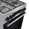 Gorenje GKS5C71XF fogão independente com forno prateado