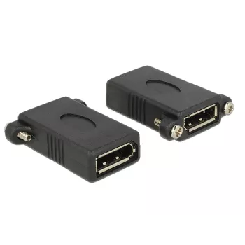 Adaptador DisplayPort DeLOCK DisplayPort 1.1 F-F preto