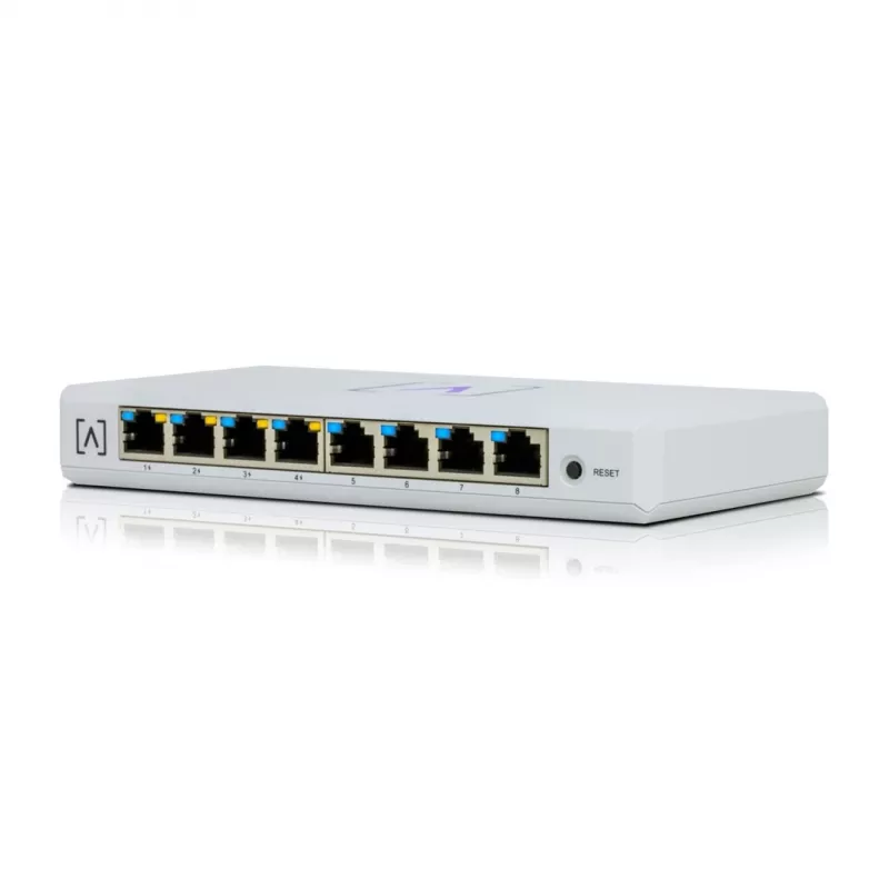 Alta Labs S8-POE Switch de rede gerido Gigabit Ethernet (10/100/1000) Power over Ethernet (PoE) branco