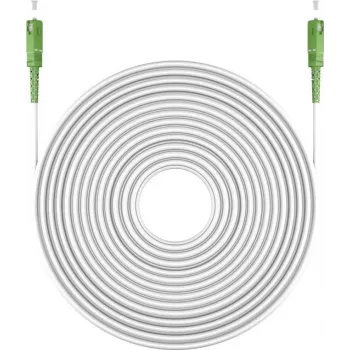 Cabo de fibra ótica Goobay 59595 2 m SC/APC FTTH OS2 branco (59595)