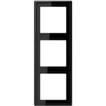 JUNG LS 983 SW - preto - duroplasto - sem parafusos - JUNG - 81 mm - 223 mm