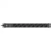 Brennenstuhl 1390007308 - 2 m - 8 tomadas AC - interior - IP20 - alumínio - plástico - preto - prateado