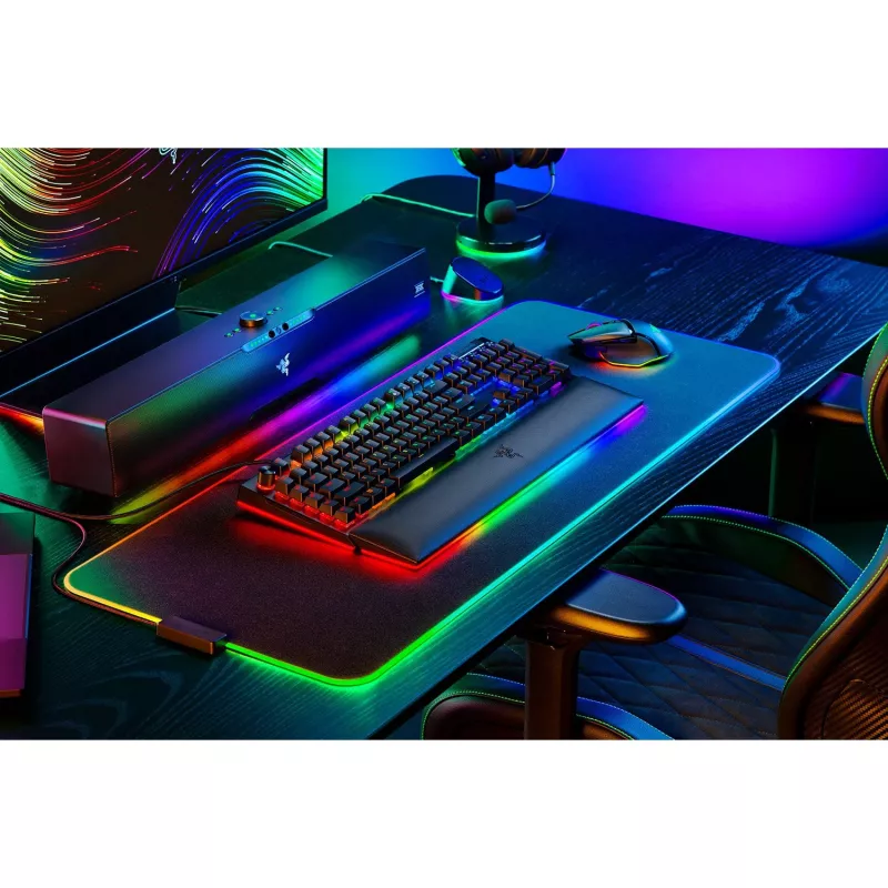 Teclado Razer BlackWidow V4 Pro Gaming USB QWERTZ alemão preto