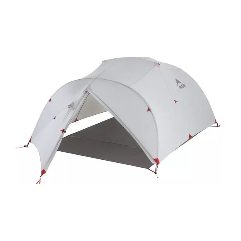 MSR Mutha Hubba NX tenda para 3 pessoas, cinzento, vermelho