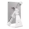 Barkan T71HL suporte de secretária para tablet com fechadura 7–14 polegadas, rotativo 360°, branco