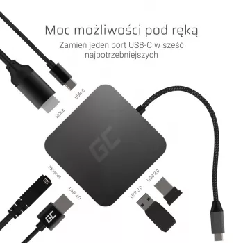 Dock para portátil Green Cell AK61