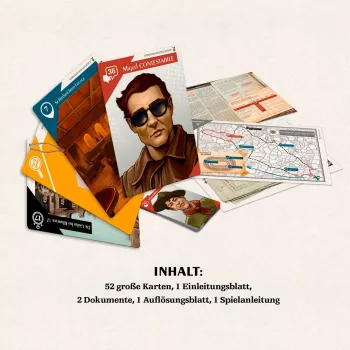 Suspects: Deadly Marathon, jogo de cartas
