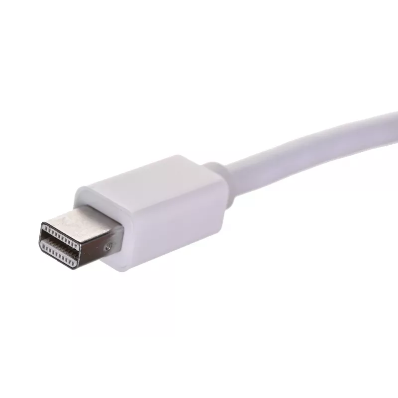 Cabo adaptador de vídeo SAVIO Mini DisplayPort (macho) para HDMI Type-A (fêmea) 0,2 m, branco