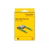 DeLOCK Mini PCIe I/O 1 x conector fêmea USB 2.0 Type-A Full-Size Half-Size