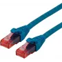 ROLINE - cabo de rede - RJ-45 (macho) para RJ-45 (macho) - 3 m - UTP - CAT 6 - isento de halogéneos, moldado, flexível - azul (21.15.2543)