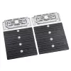 Conjunto de dissipadores RAM BitsPower BP-RAMS44PS-DRGB transparente ARGB, 8 unid.