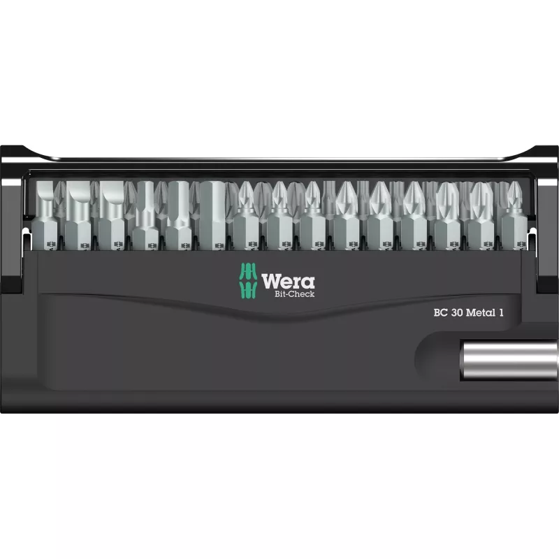 Conjunto de bits para chave de fendas Wera BC 30 Metal 1