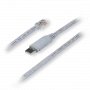Teltonika PR2UR18M cabo de consola, USB para RJ-45, 1,8 m, para RUTXR1